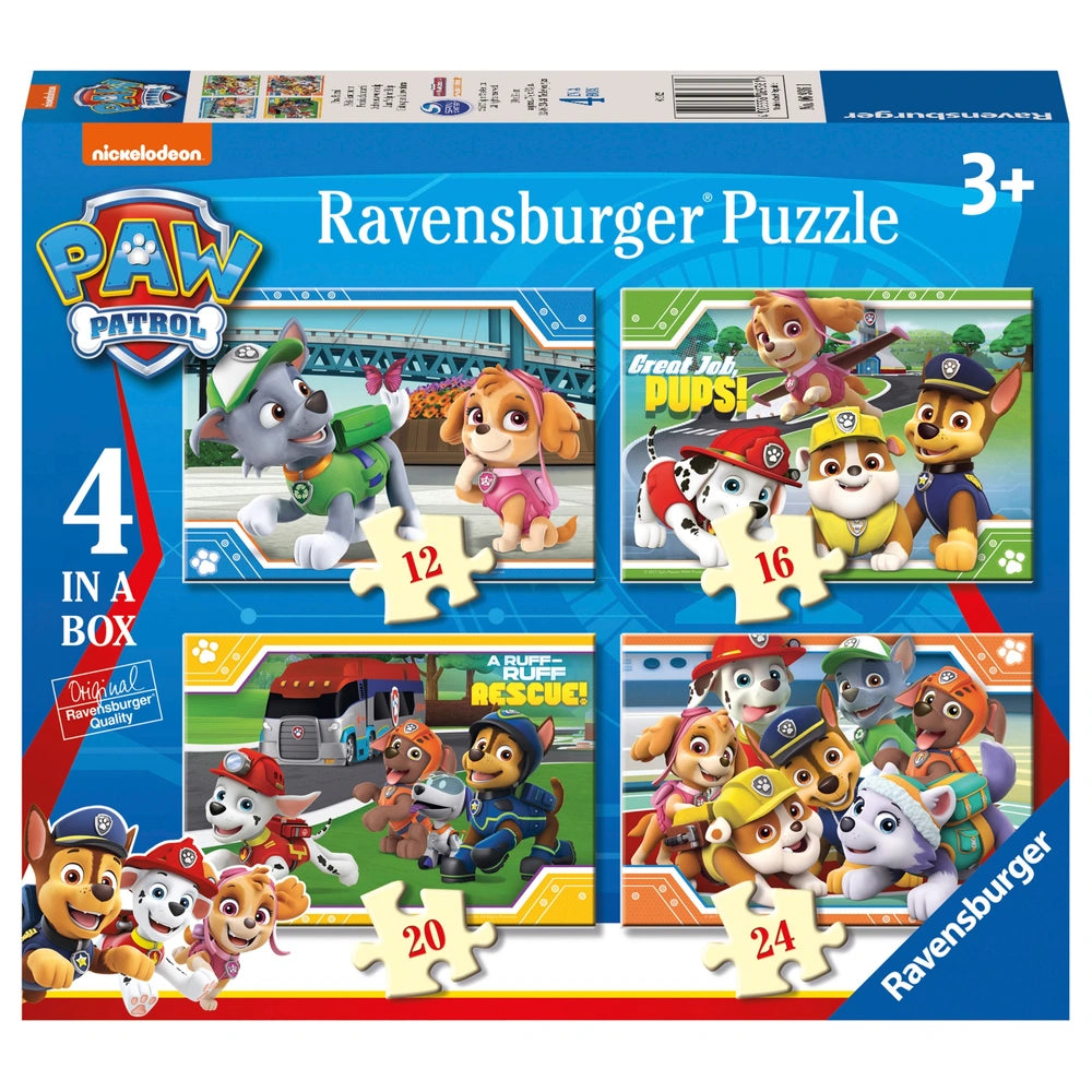Ravensburger PAW Patrol Jigsaw Puzzles Bumper 4 Pack