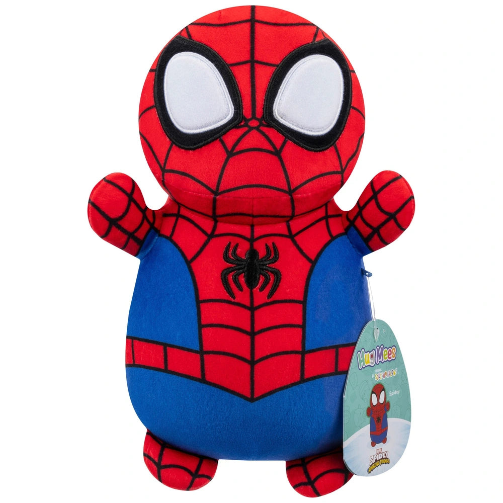 Original Squishmallows HugMees Spidey and His Amazing Friends Plush Spidey 25cm