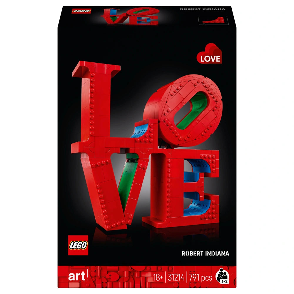 LEGO Art 31214 LOVE Sculpture Set for Adults
