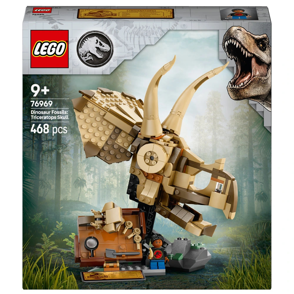 LEGO Jurassic World 76969 Dinosaur Fossils: Triceratops Skull Set