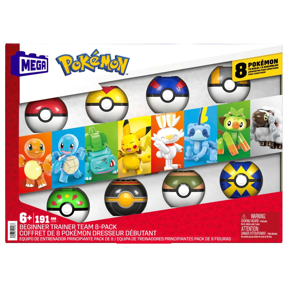 MEGA Pokémon Beginner Trainer Team 8 Pack