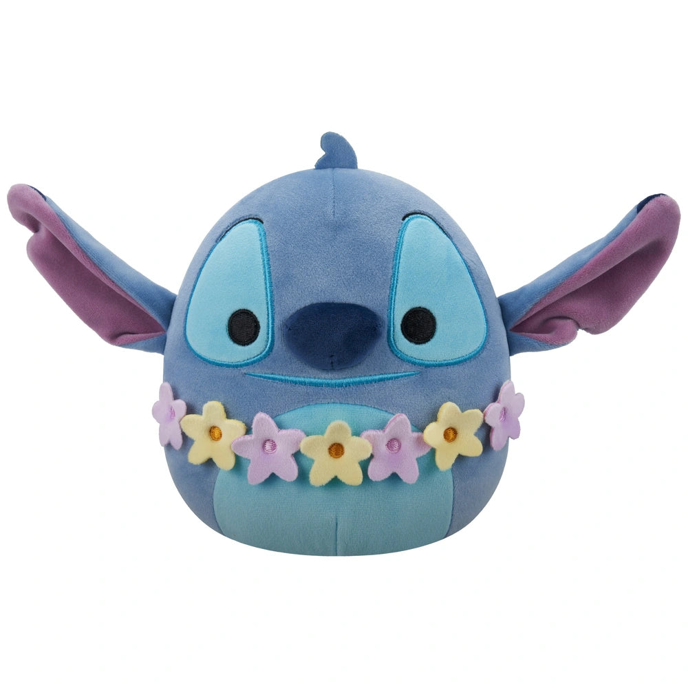 Squishmallows Original Disney Lilo & Stitch Plush Stitch Wearing Lei 25cm