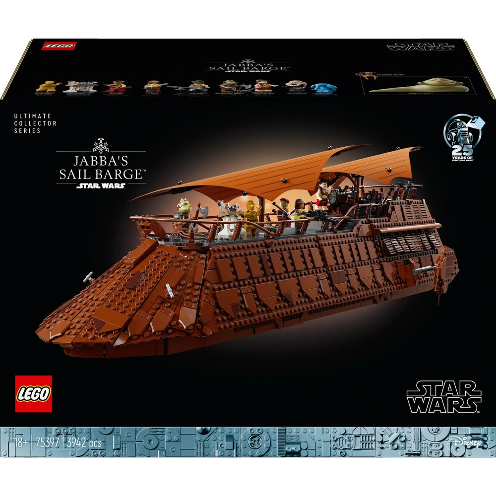 LEGO Star Wars 75397 Return of the Jedi Jabba's Sail Barge Set for Adults
