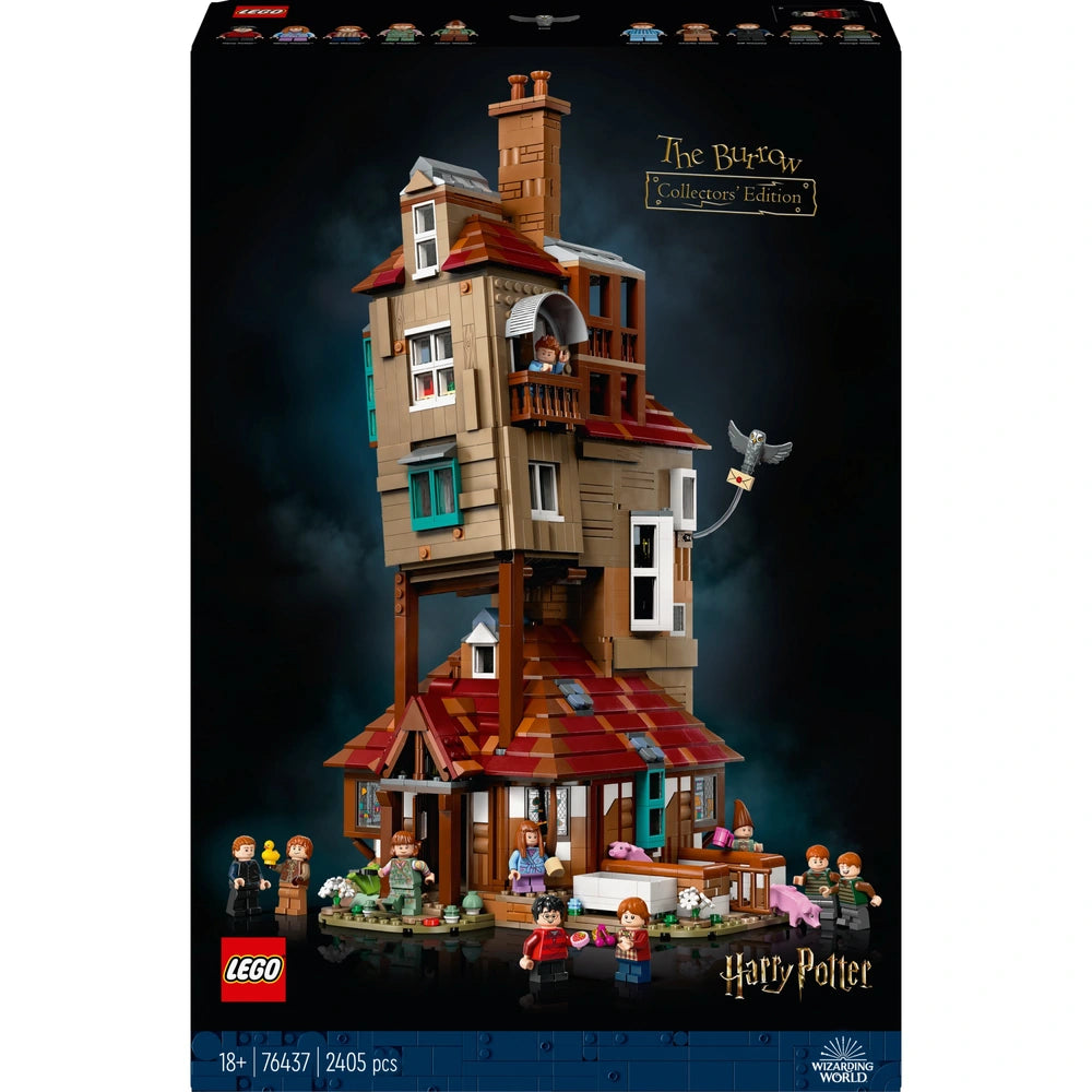 LEGO Harry Potter 76437 The Burrow Collectors' Edition Set for Adults