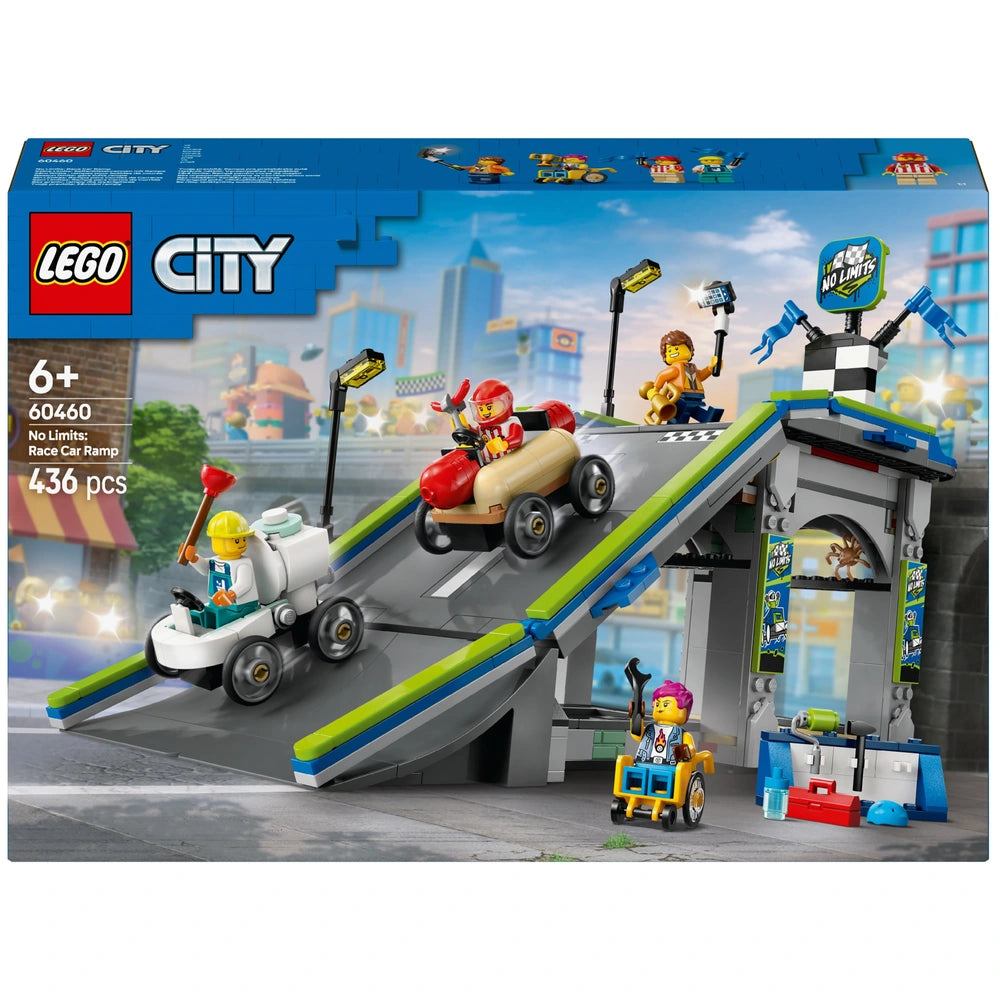 LEGO City 60460 No Limits: Race Car Ramp Track Set