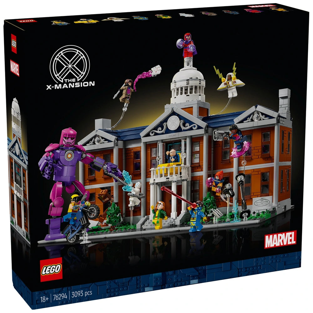 LEGO Marvel 76294 X-Men: The X-Mansion Set for Adults
