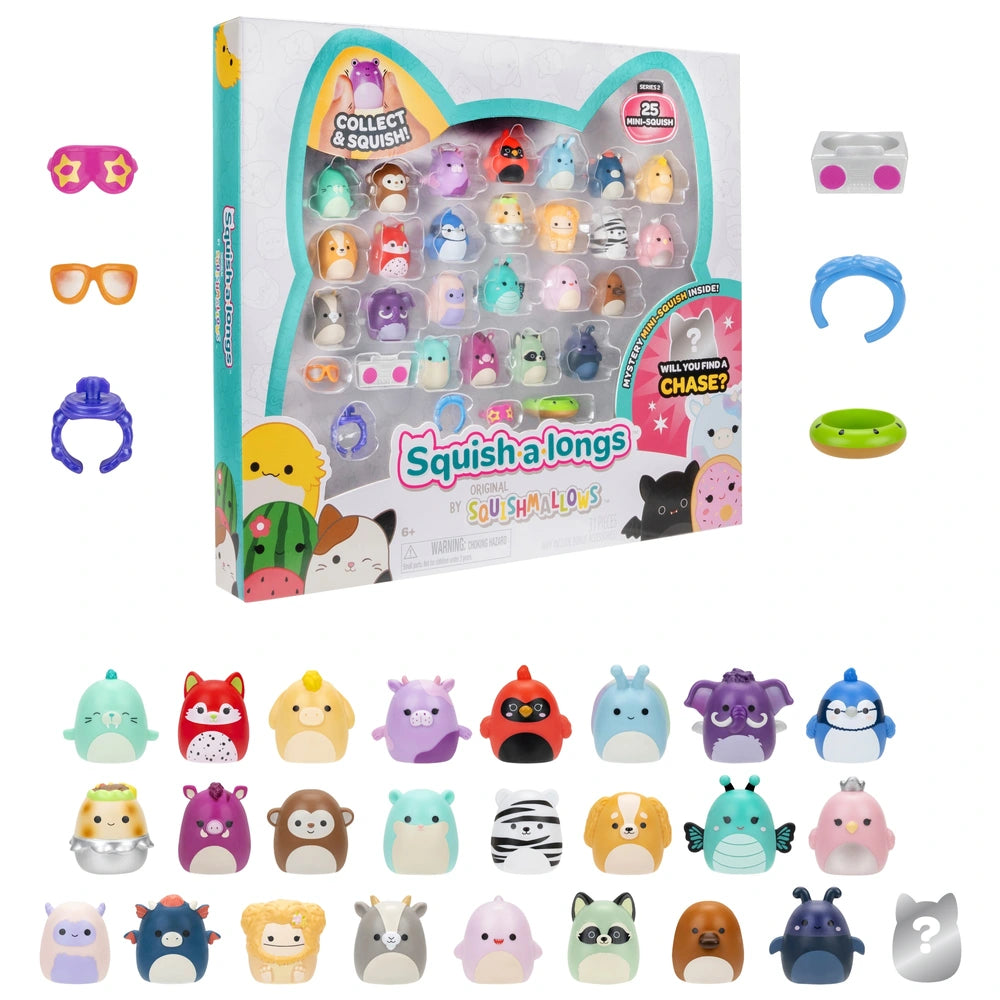 Original Squishmallows Squish-a-Longs 25 Pack Series 2