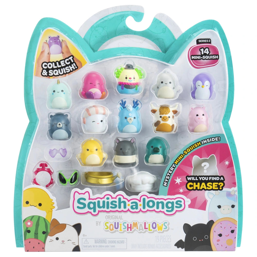 Original Squishmallows Squish-a-Longs Series 2 14 Pack