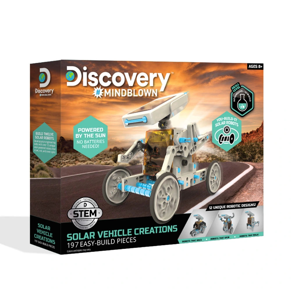 Discovery Mindblown Solar Vehicle Creations 197 Piece Set
