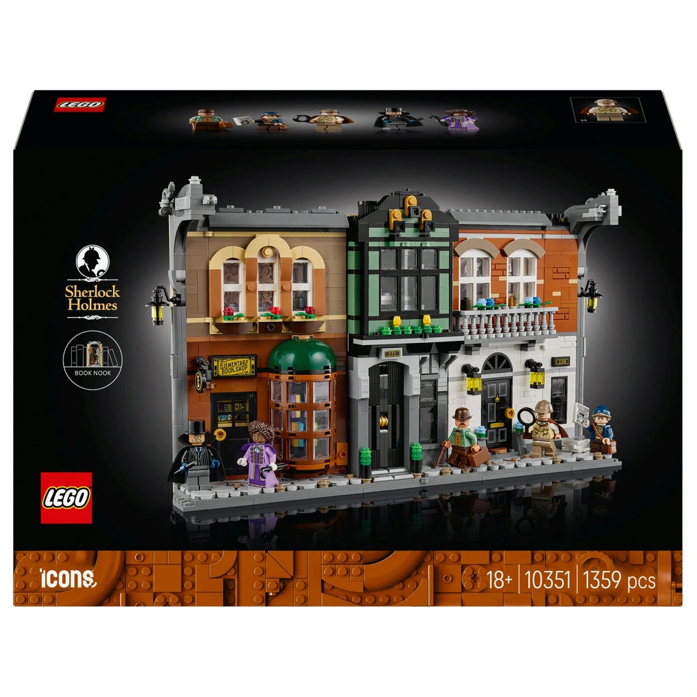 LEGO Icons 10351 Sherlock Holmes: Book Nook Set for Adults