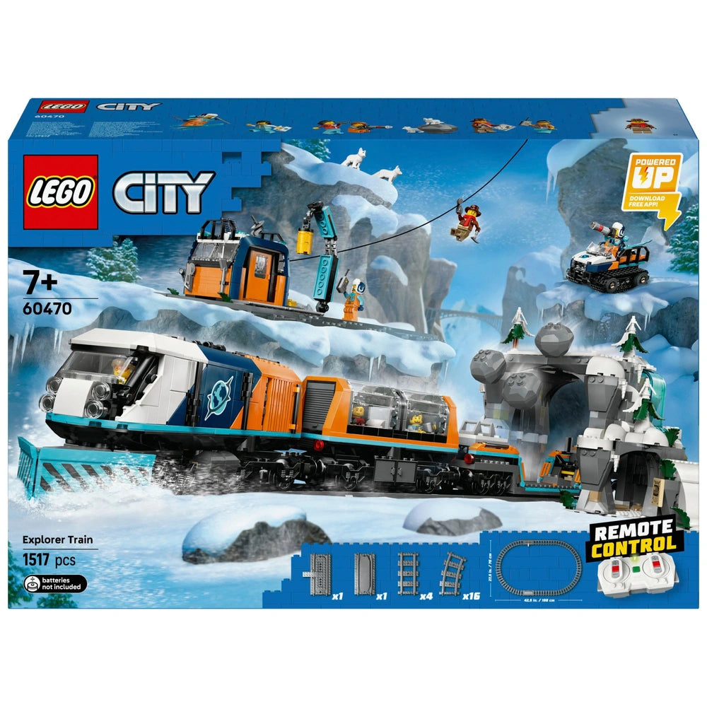 LEGO City 60470 Explorers' Arctic Polar Express Train Set