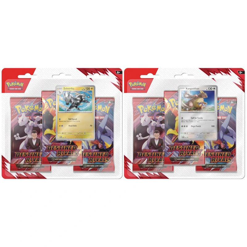 Pokmon Trading Card Game (TCG): Scarlet & Violet Destined Rivals Booster 3 Pack Assortment