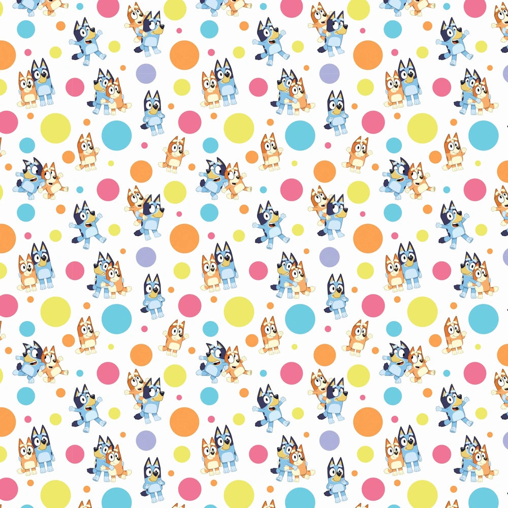 Bluey Wrapping Paper Roll 4m