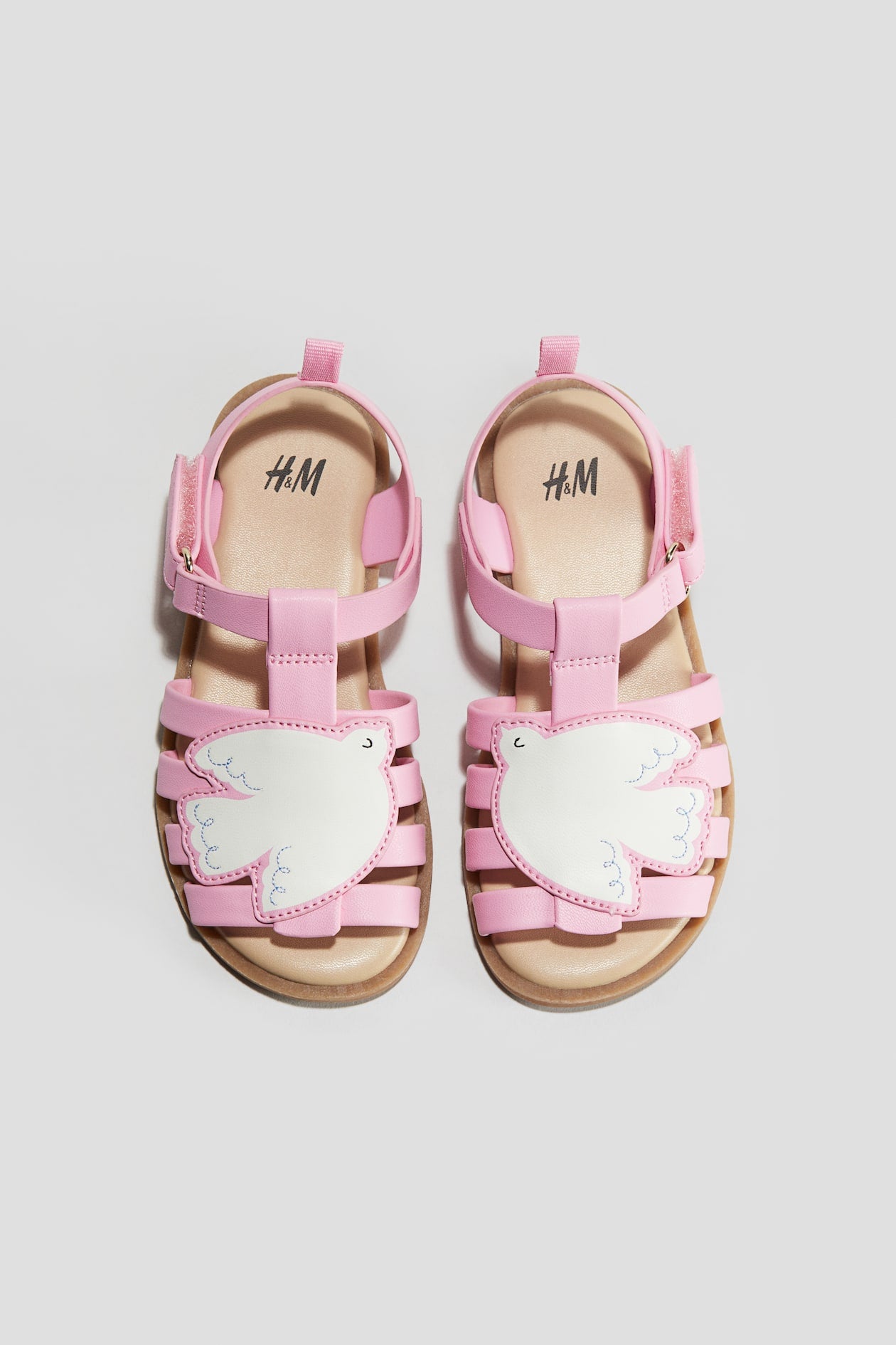 Appliquéd sandals