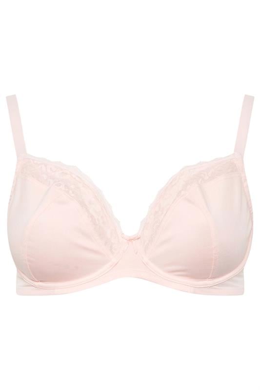 YOURS 3 PACK Curve Black & Pink Animal Mesh Underwired Bras