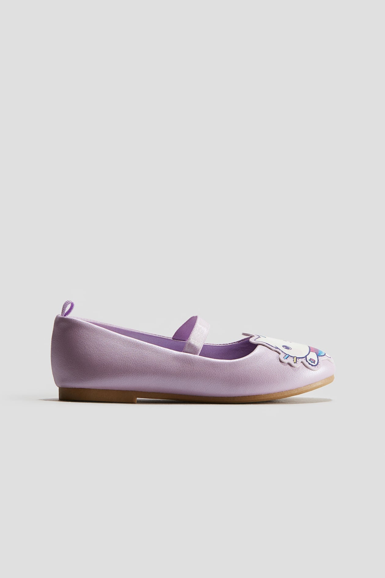 Glittery ballet pumps