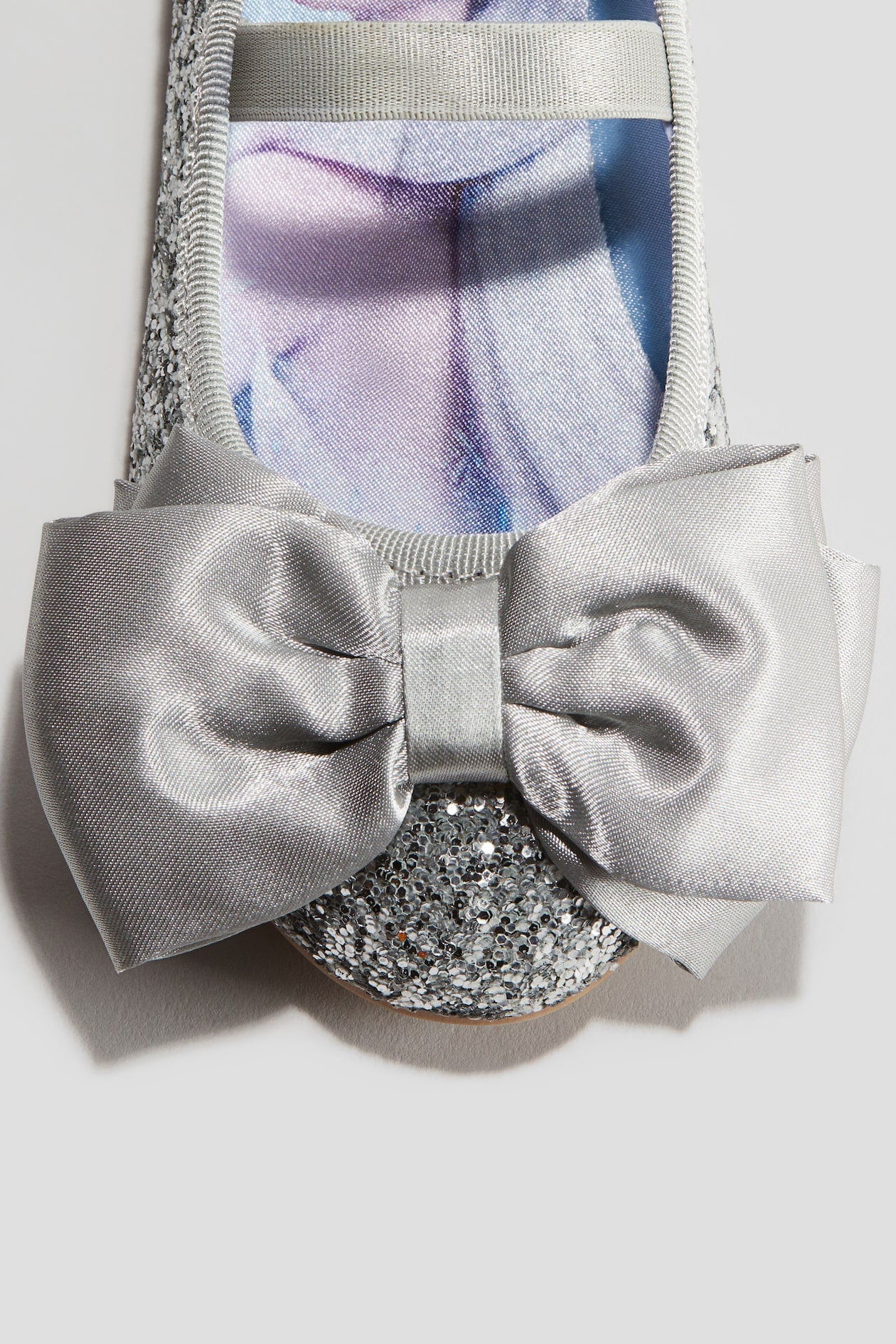 Glittery ballet pumps