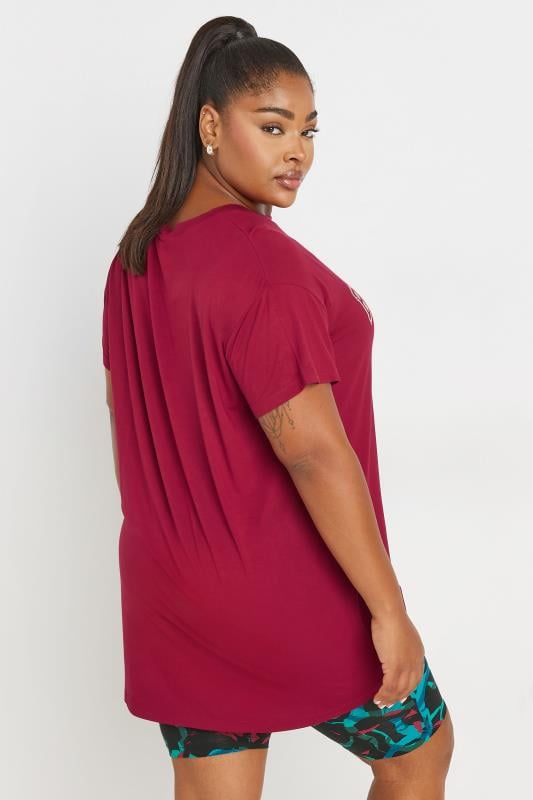 YOURS ACTIVE Curve Black Abstract Print Stretch Shorts