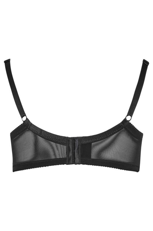 YOURS 2 PACK White & Black Plunge Microfibre Bras