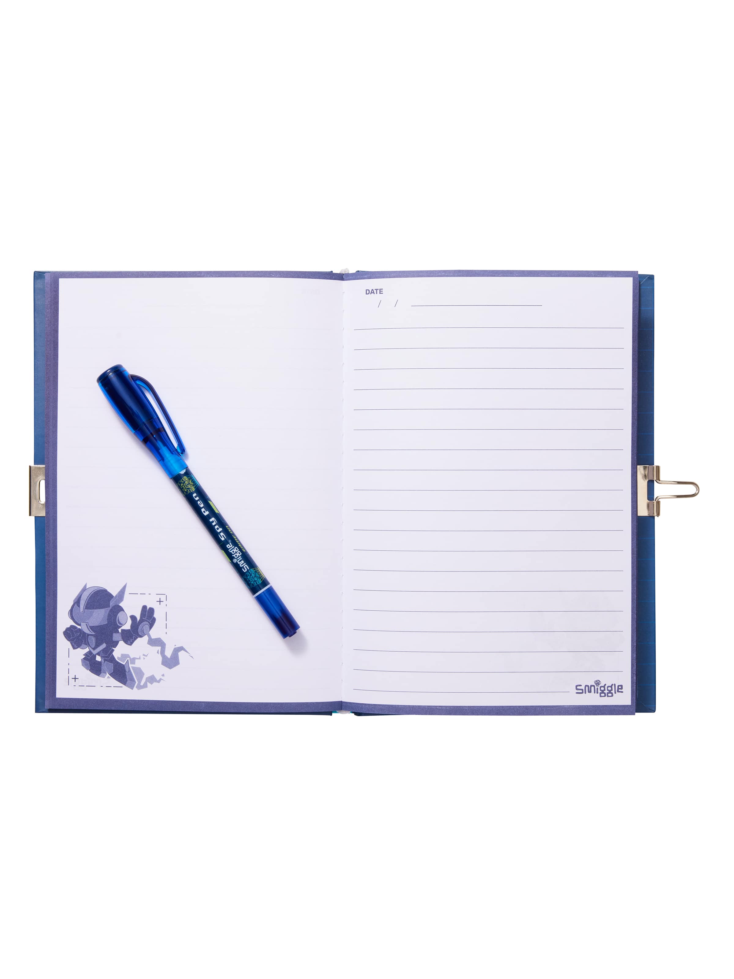 Lockable Notebook With Spy Pen
