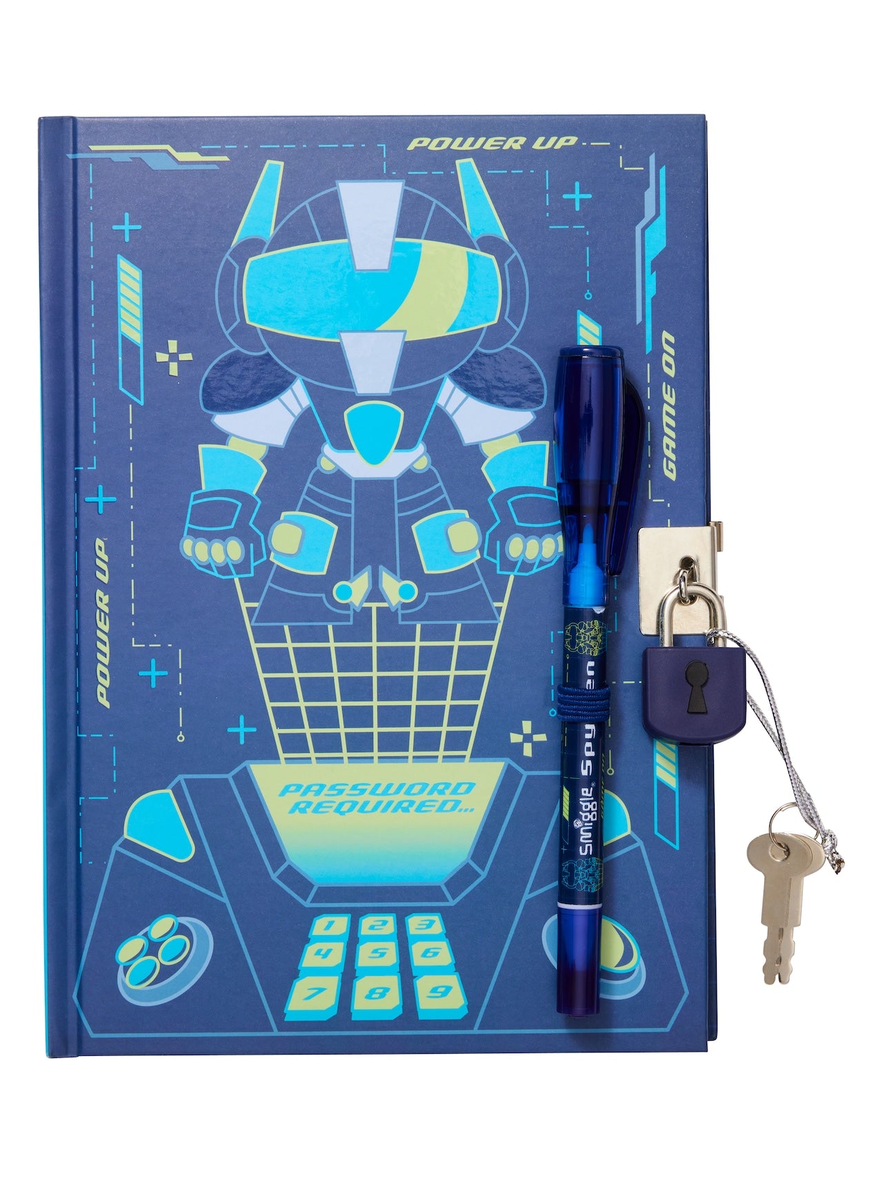 Lockable Notebook With Spy Pen