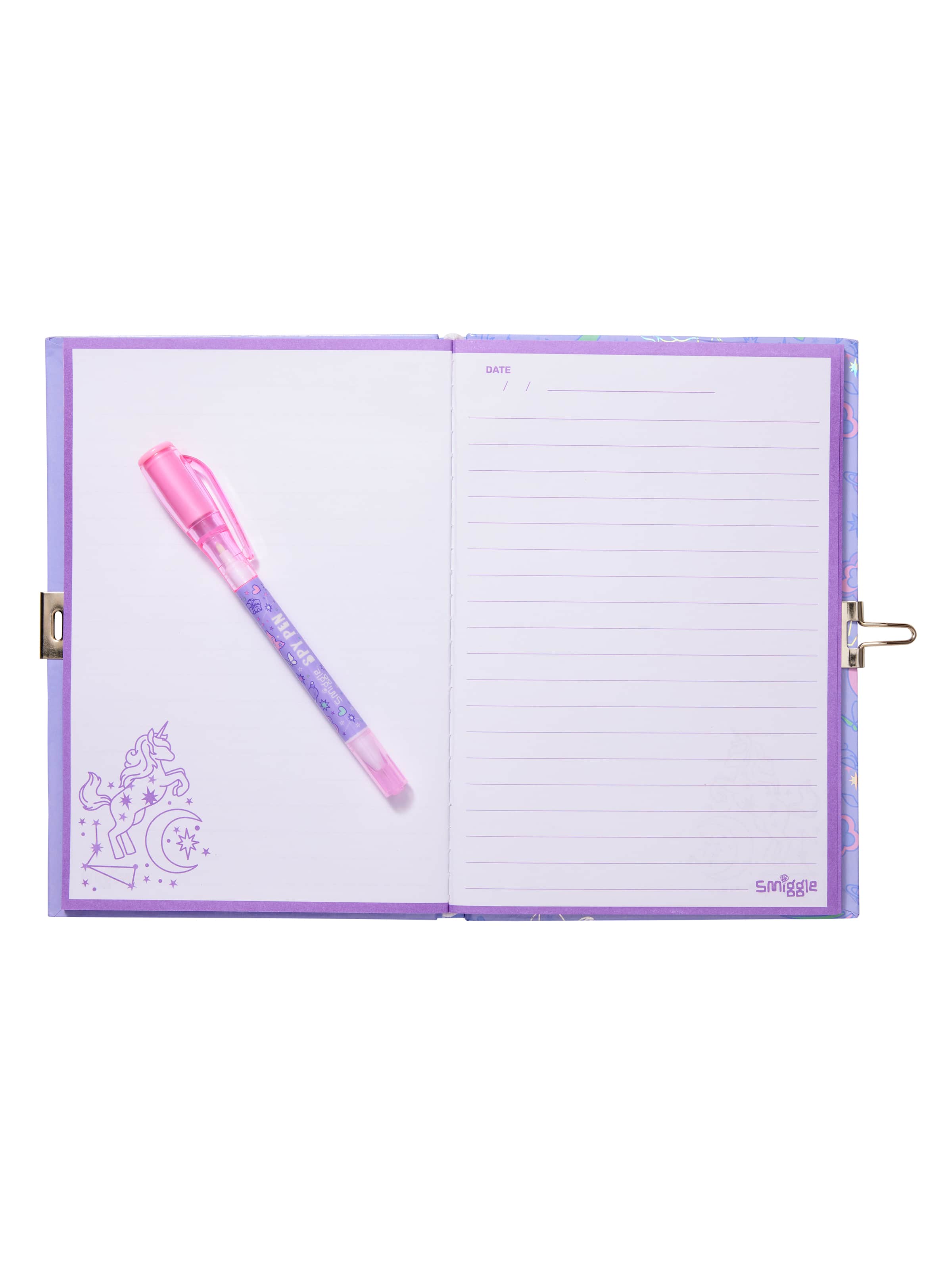 Lockable Notebook With Spy Pen