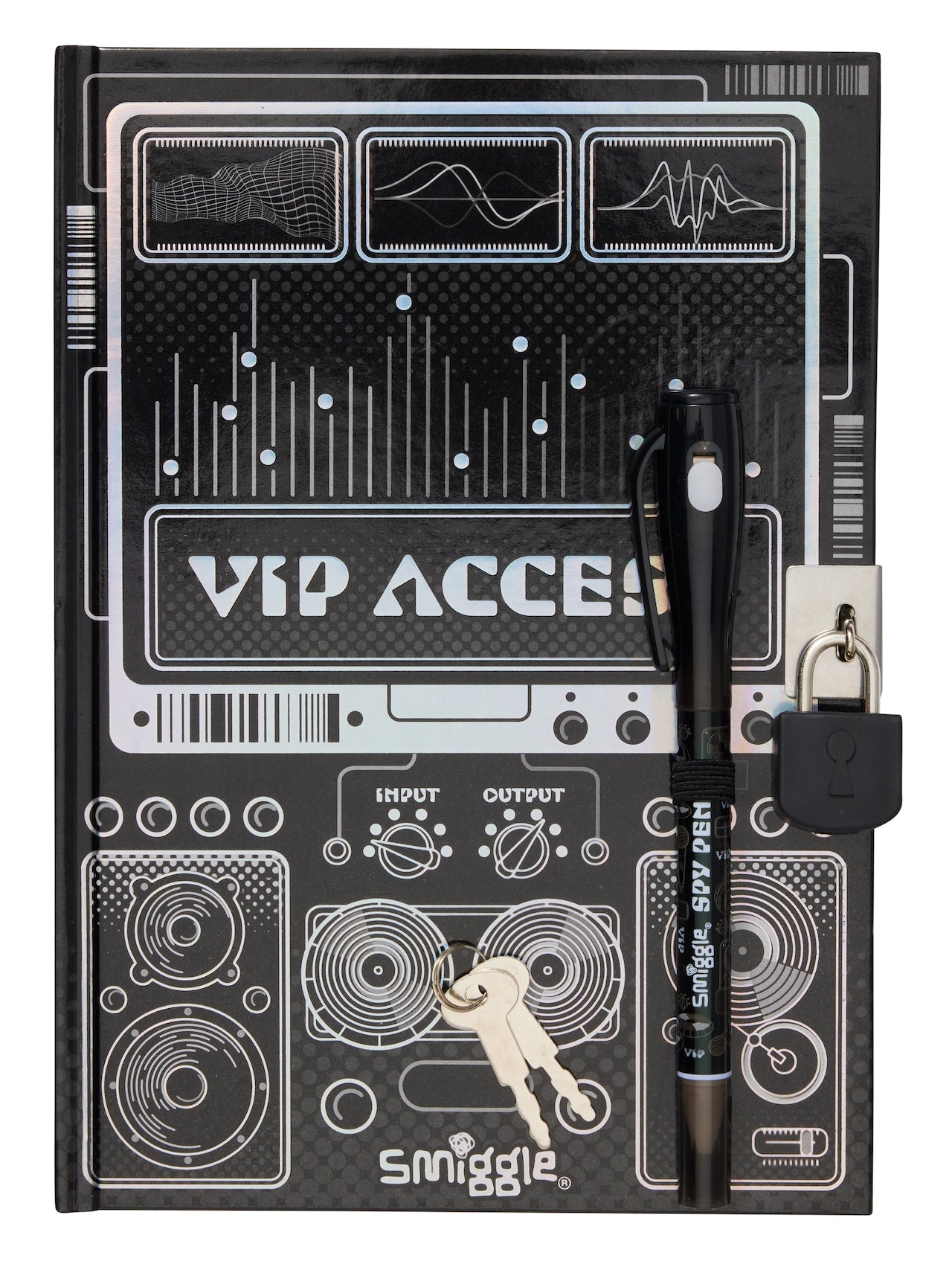 Lockable Notebook With Spy Pen