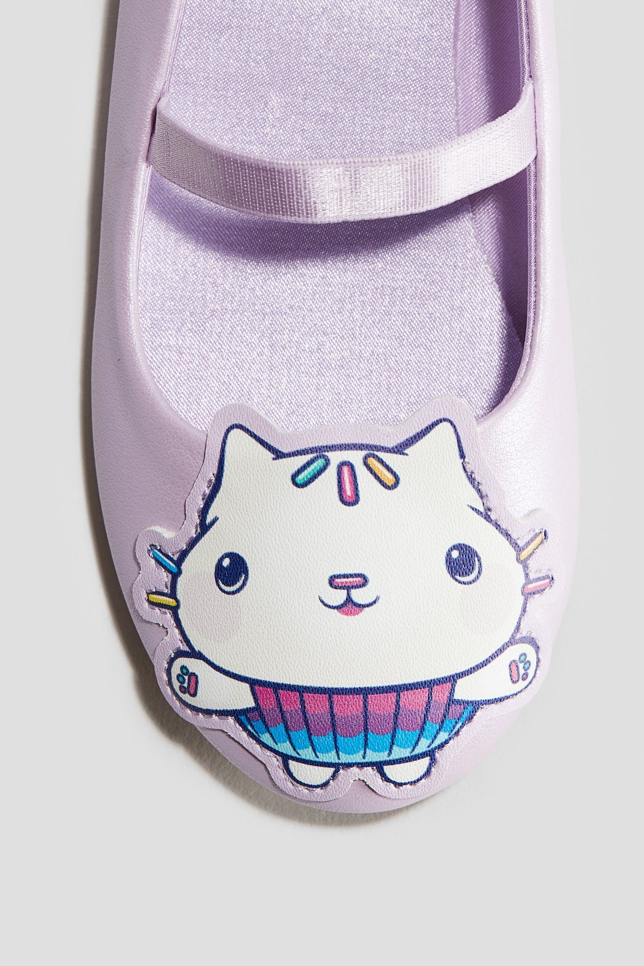 Glittery ballet pumps