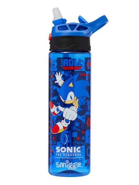 Sonic The Hedgehog Plastic Flip Drink Bottle 650Ml