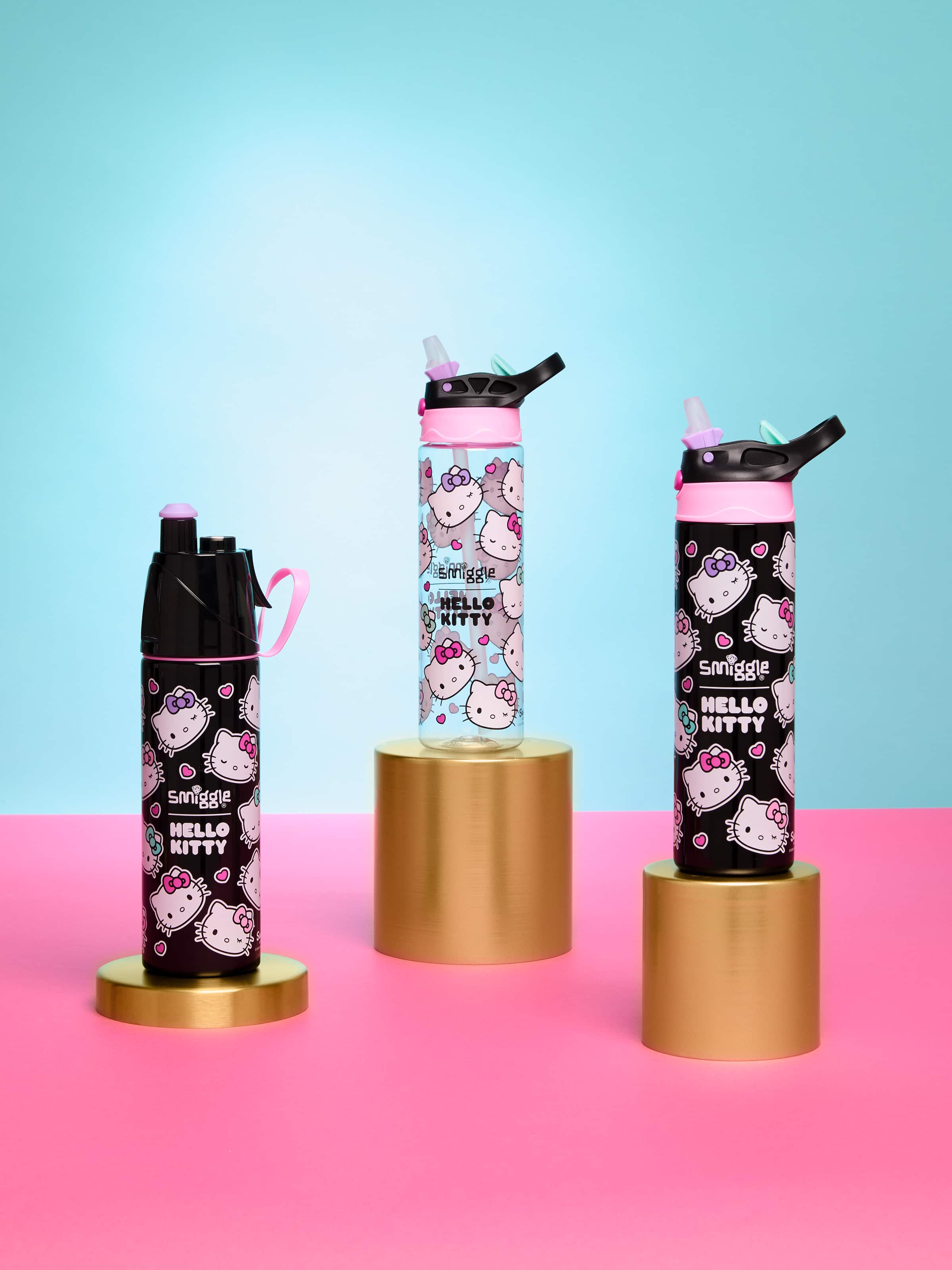 Hello Kitty Plastic Flip Bottle