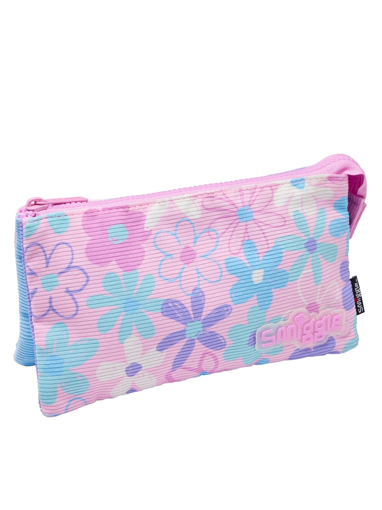 Patch Triple Pocket Pencil Case