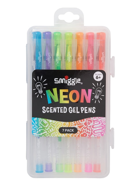 Neon Scented Gel Pens Pack X7