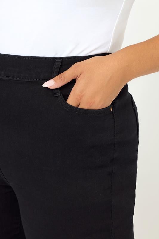 YOURS Curve Black Stretch Skinny AVA Jeans