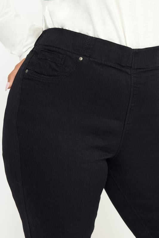 YOURS FOR GOOD Curve Black Pull On Stretch JENNY Jeggings