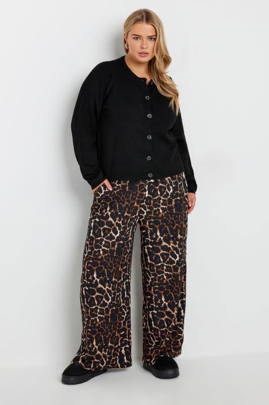 YOURS Curve Brown Leopard Print Shirt