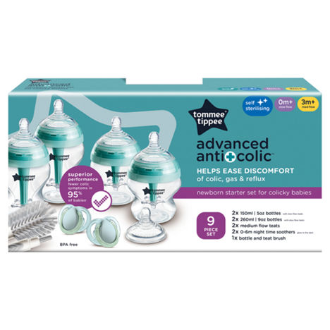 Tommee Tippee Closer to Nature Advanced Anti-Colic Newborn Starter Set 0m+