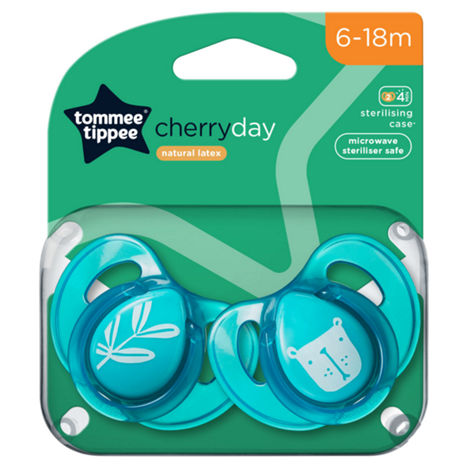 Tommee Tippee Decorated Cherry Soothers 6 to 18m+
