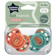 Tommee Tippee Closer to Nature Fun Style 2 Orthodontic Soothers