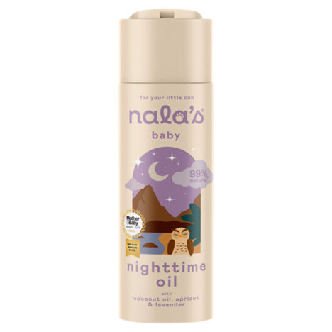 Nala's Baby Nighttime Oil with Coconut Oil, Apricot & Lavender 200ml