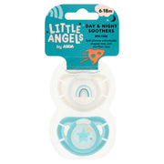 LITTLE ANGELS by ASDA Day & Night Soothers 6-18m
