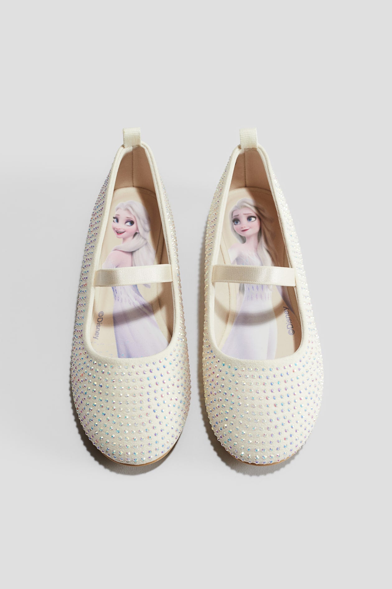 Glittery ballet pumps