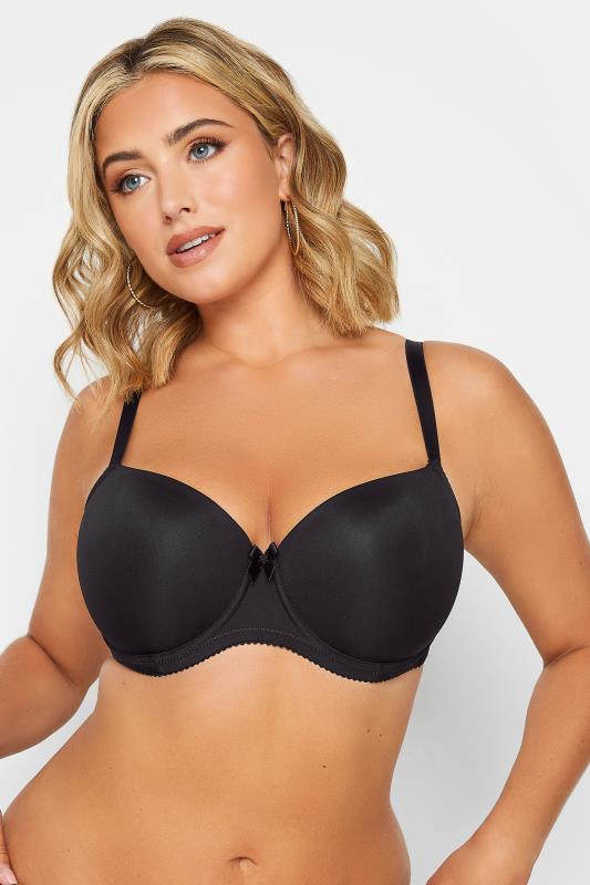 YOURS Black Moulded Underwired T-Shirt Bra