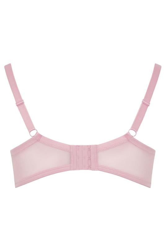 YOURS 3 PACK Curve Purple & Pink Lace Trim Padded T-Shirt Bras