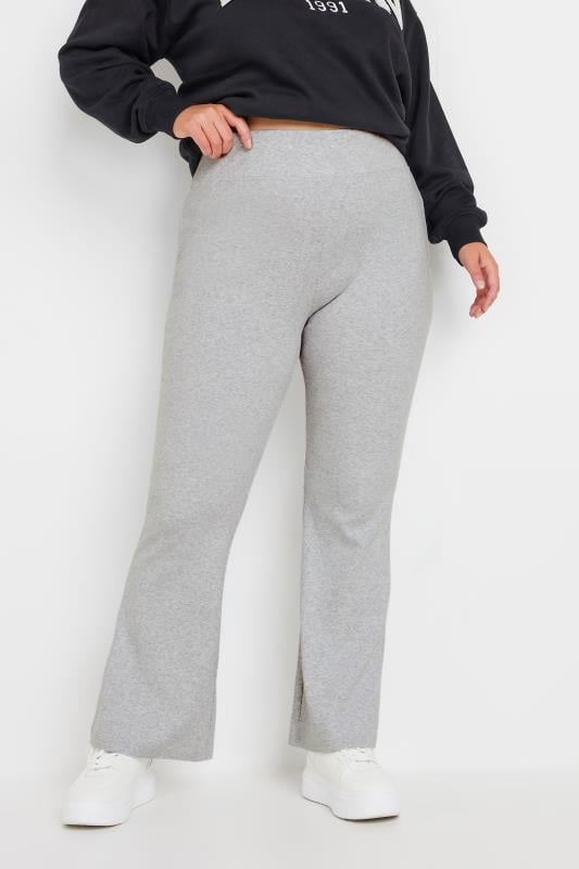YOURS Curve Grey Flared Yoga Pants
