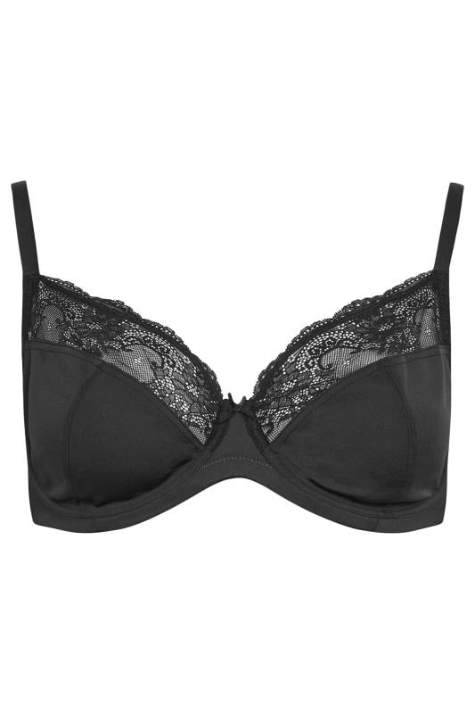 YOURS 2 PACK Black & White Non-Padded Underwired Bra