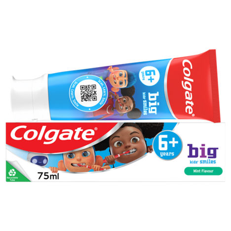 Colgate Big Kids' Smiles 6+ years Mild Mint Toothpaste 75ml