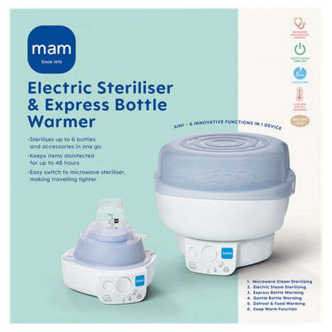 MAM Electric Steriliser & Express Bottle Warmer