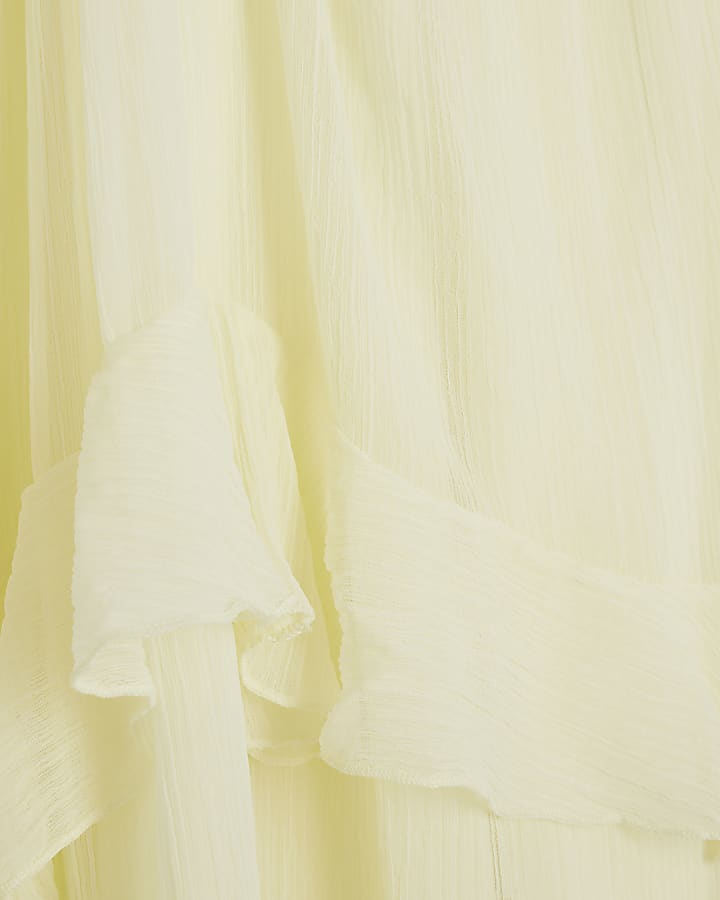 White Premium Lace Smock Mini Shift Dress