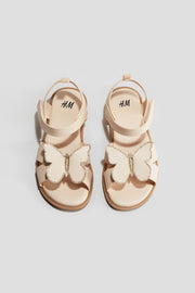 Appliquéd sandals