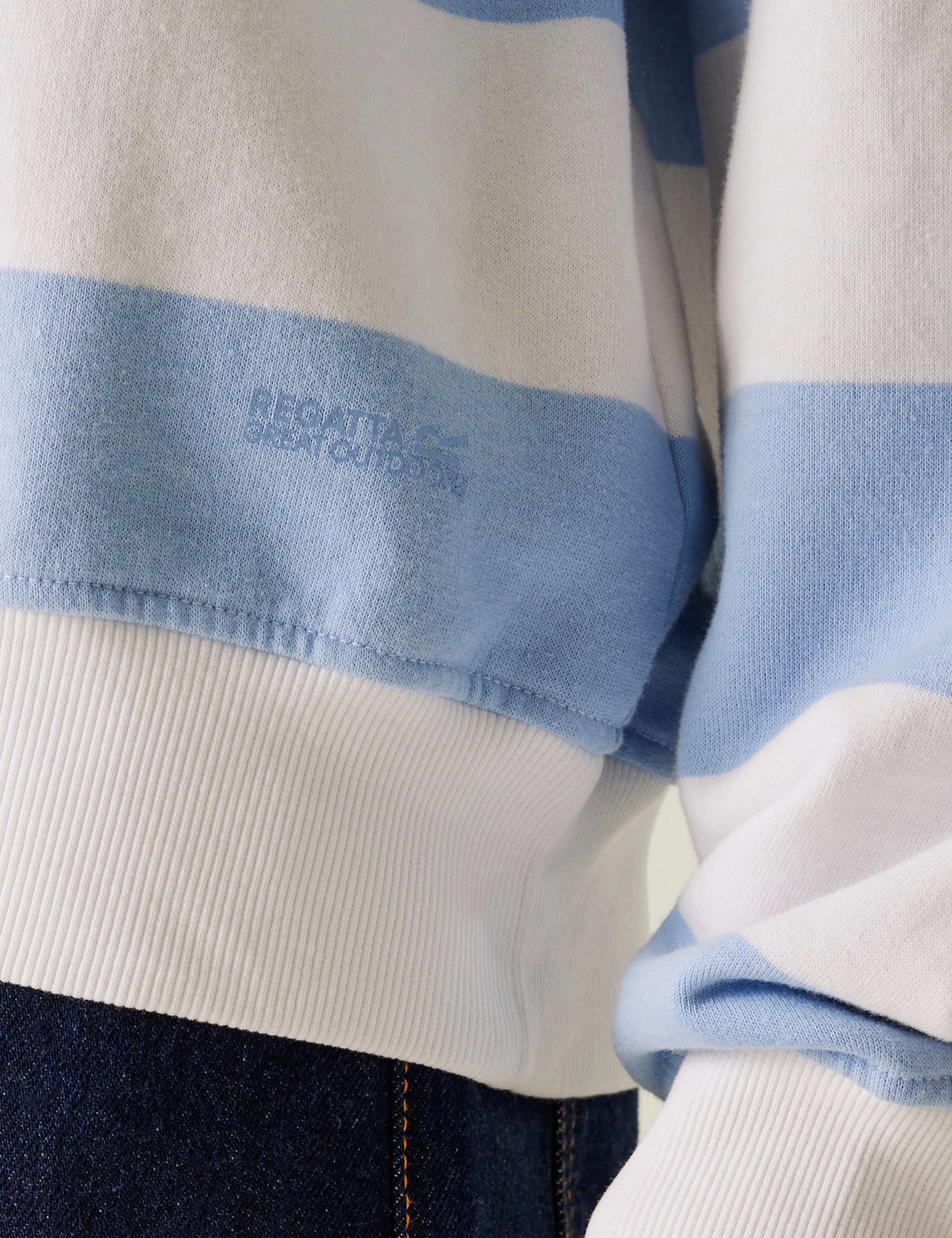 M&S Avika II Cotton Rich Striped Jumper